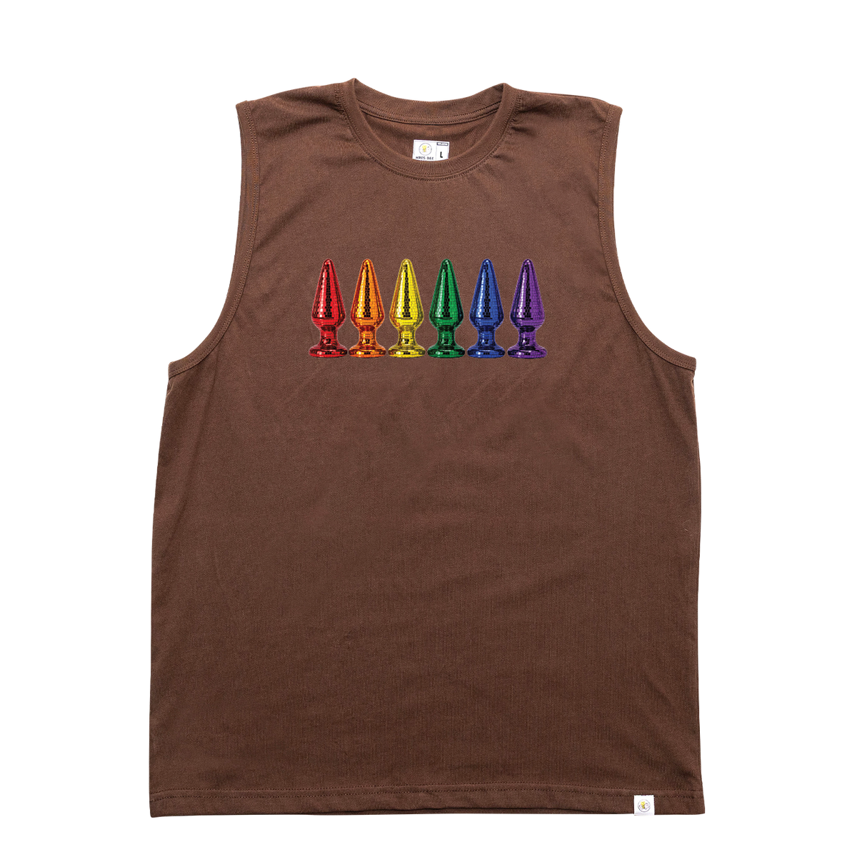 Disco Plug Rainbow Tank Top