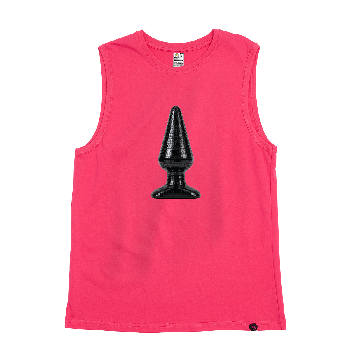 Disco Plug Black Tank Top