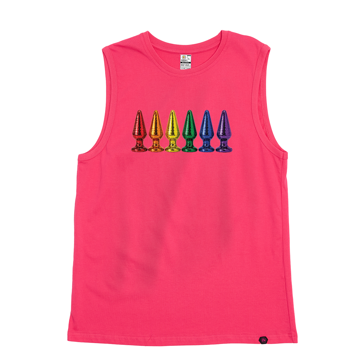 Disco Plug Rainbow Tank Top