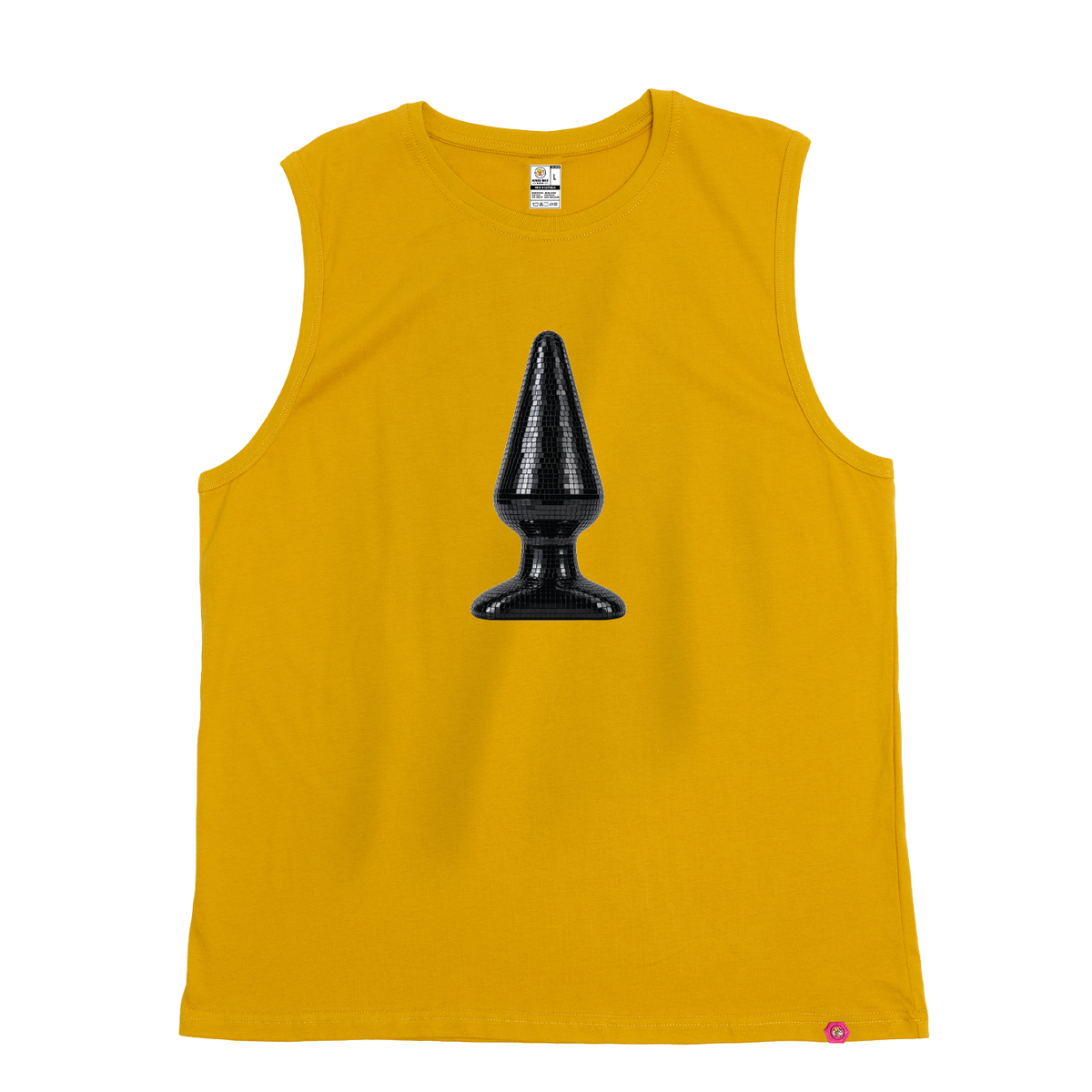 Disco Plug Black Tank Top