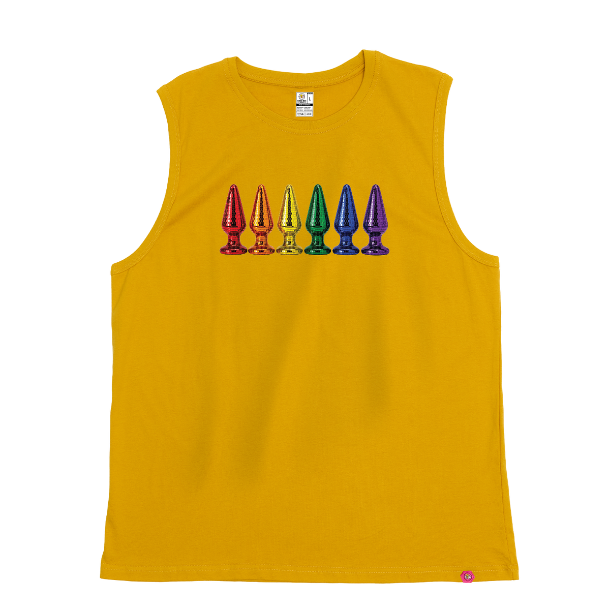 Disco Plug Rainbow Tank Top