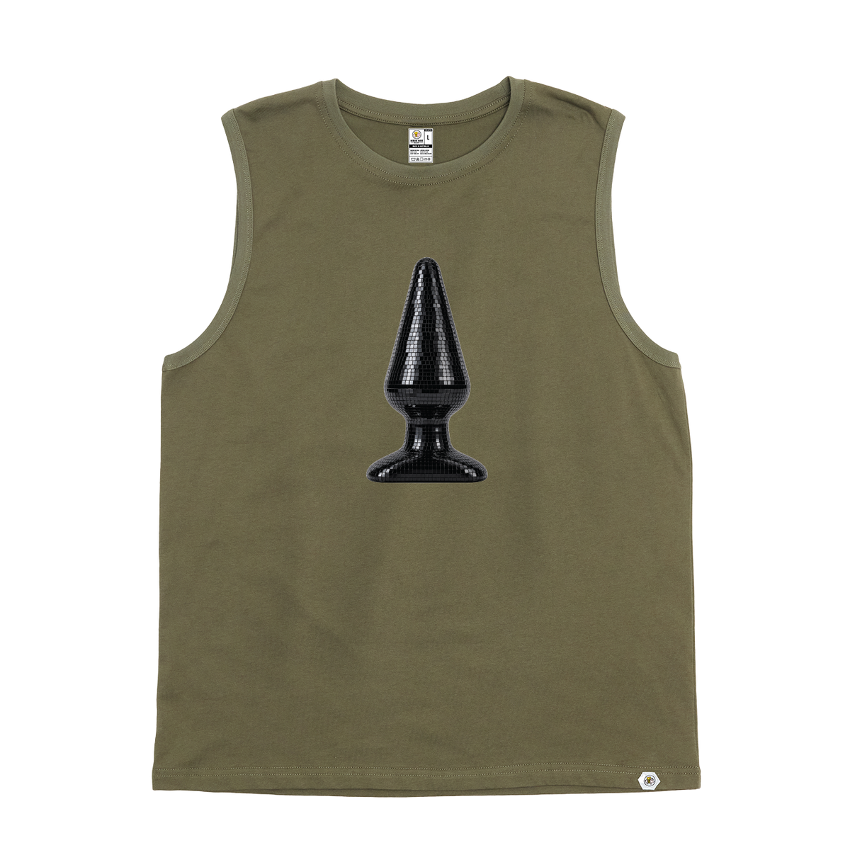 Disco Plug Black Tank Top