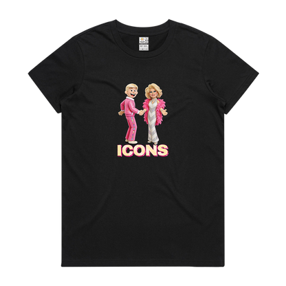 ICONS Carlotta and Bob Downe Women's Tee