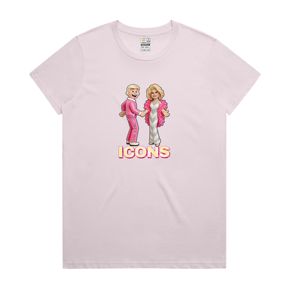 ICONS Carlotta and Bob Downe Women's Tee