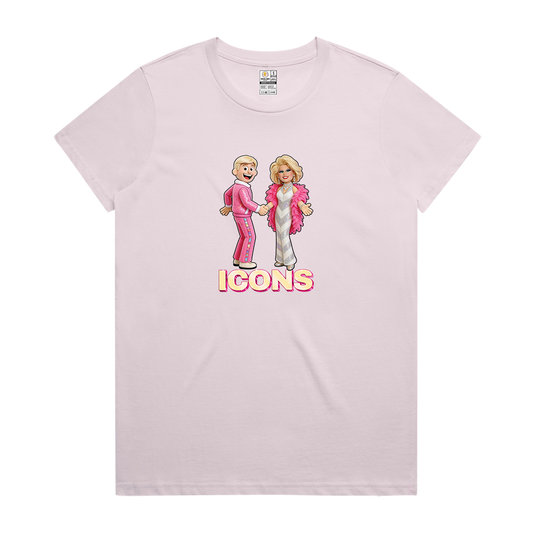 ICONS Carlotta and Bob Downe Women's Tee