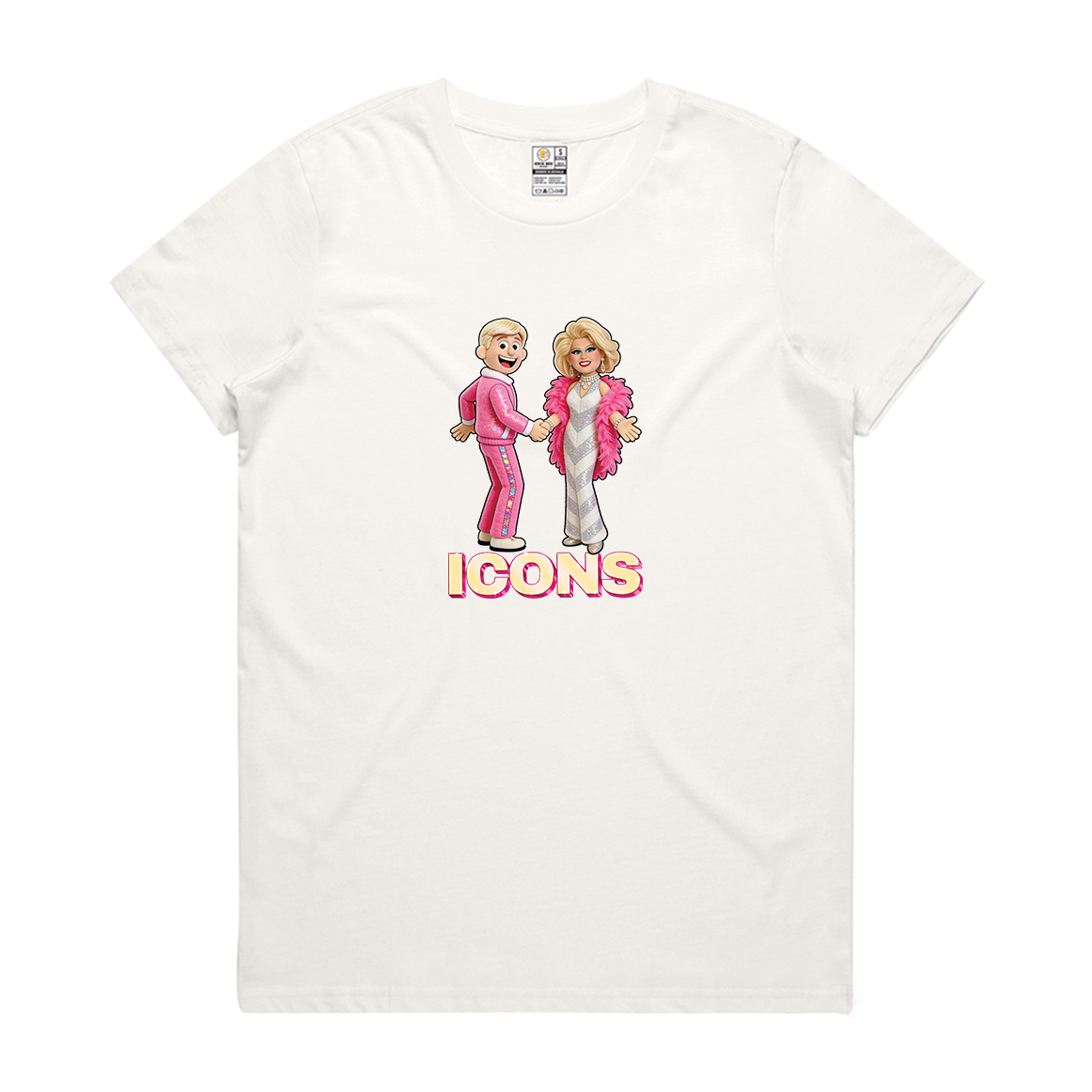 ICONS Carlotta and Bob Downe Women's Tee