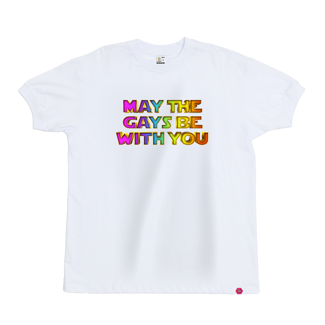 DALY MALE EXCLUSIVE - May the Gays be with you T-Shirt