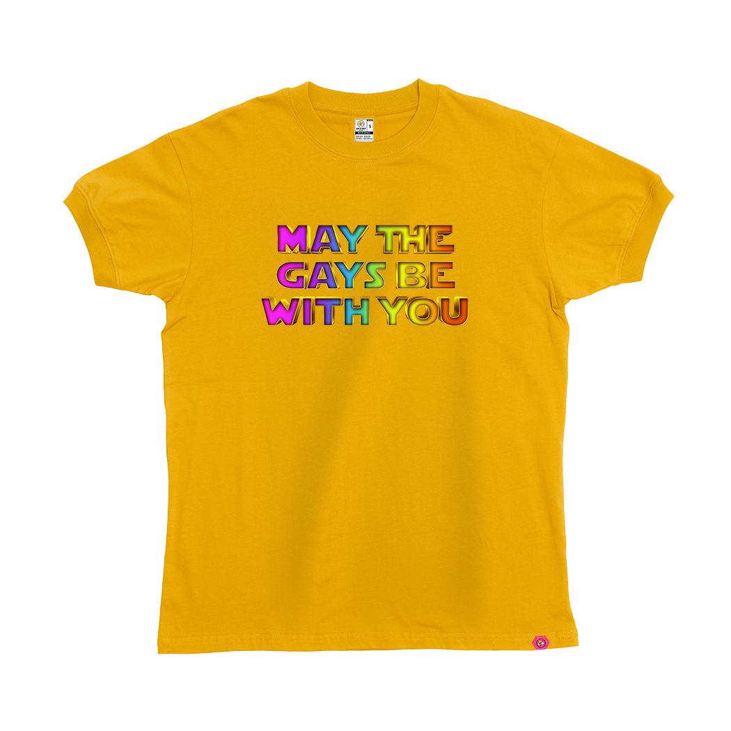 DALY MALE EXCLUSIVE - May the Gays be with you T-Shirt