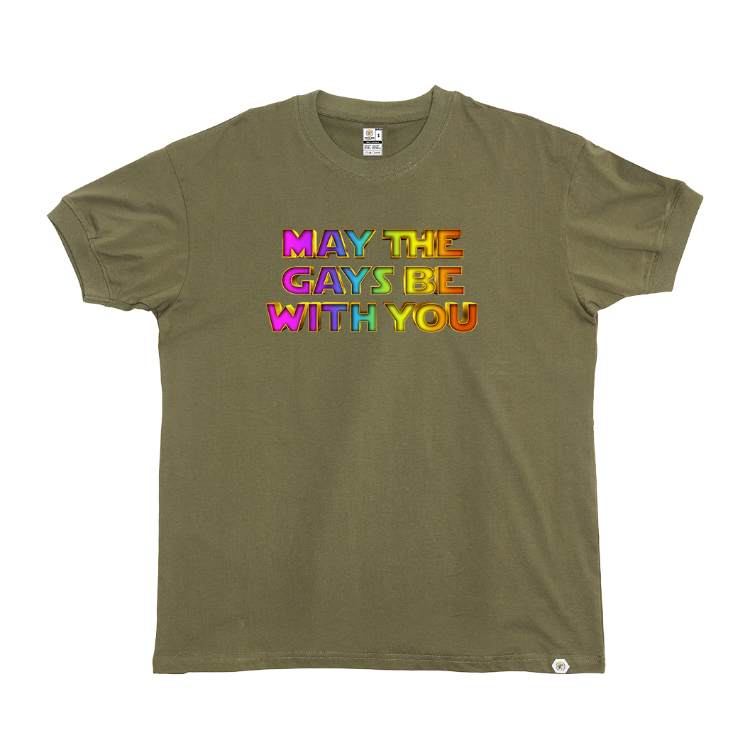DALY MALE EXCLUSIVE - May the Gays be with you T-Shirt