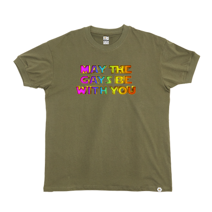DALY MALE EXCLUSIVE - May the Gays be with you T-Shirt