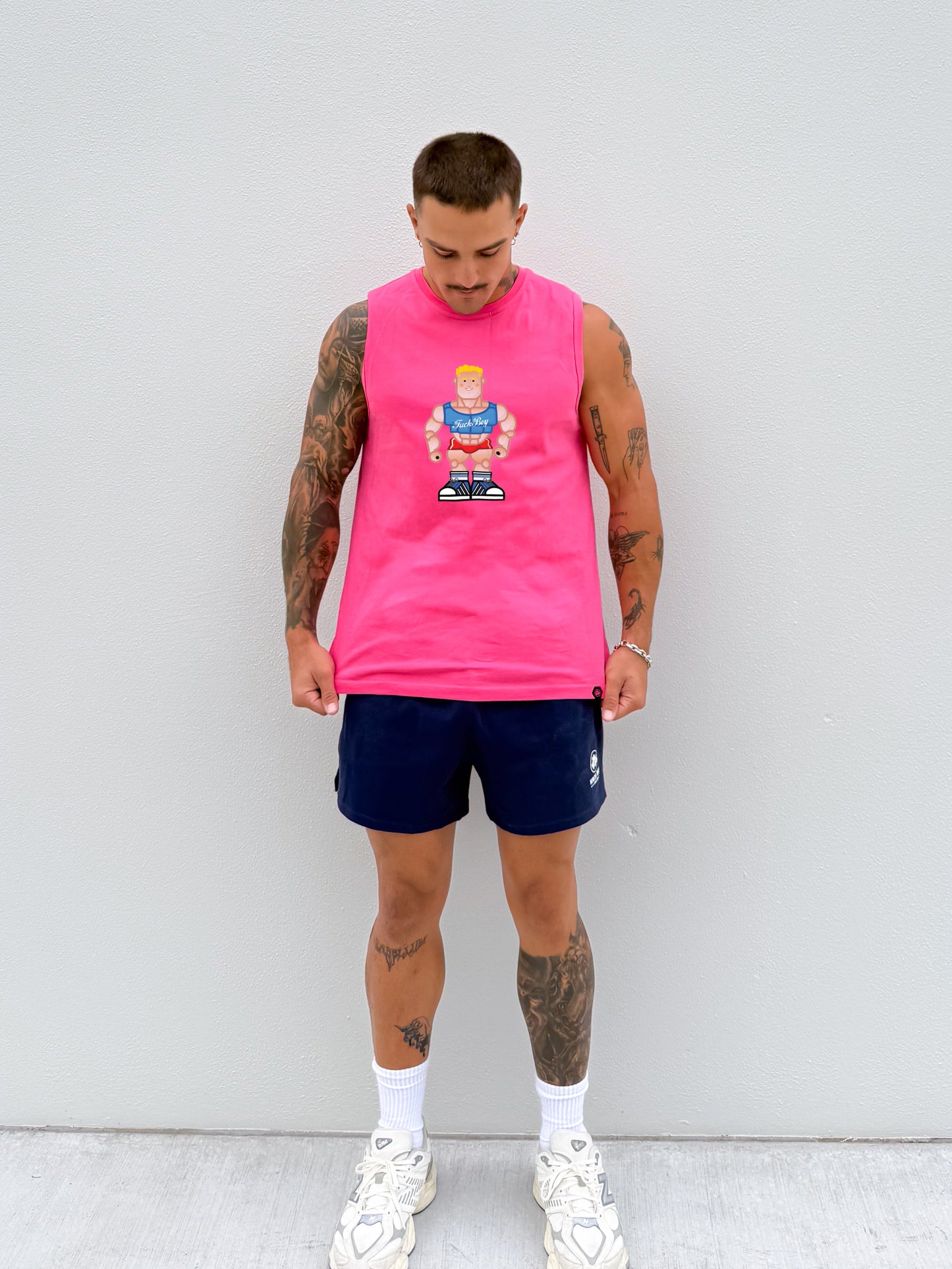 Pocketbears Collab Rick the Himbo Tank